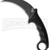 Cold Steel Karambit Steel Tiger Black Fixed Blade Knife - Black Plain -Knivesand Tools Shop Cold Steel Karambit Steel Tiger Fixed Blade Black Black BHQ 175064 jr large