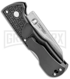 Cold Steel Kiridashi Black GFN Tri-Ad Lock Knife - Stonewash Plain -Knivesand Tools Shop Cold Steel Kiridashi Tri Ad Lock Black GFN SW 20KPL BHQ 105892 jr side large