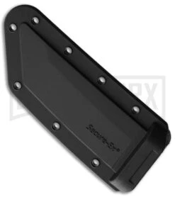 Cold Steel Kyoto II Black Fixed Blade Knife Tanto Black Plain -Knivesand Tools Shop Cold Steel Kyoto II Fixed Blade Tanto Black Black BHQ 174023 jr sheath large