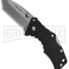 Cold Steel Micro Recon 1 Black G-10 Tanto Tri-Ad Lock Knife Stonewash Plain -Knivesand Tools Shop Cold Steel Micro Recon 1 SP Tri Ad Lock SW 27DT BHQ 105937 jr large
