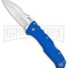 Cold Steel Pro Lite Sport Blue GFN Folding Knife - Satin Plain 4TH18 -Knivesand Tools Shop Cold Steel Pro Lite Pro GFN Blue Sport 20NVLU BHQ 51993 jr large