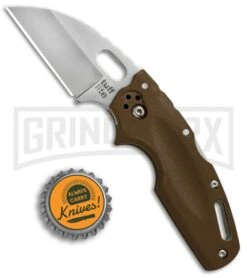 Cold Steel Tuff Lite Flat Dark Earth Folding Knife - Satin Plain -Knivesand Tools Shop Cold Steel Tuff Lite Tri Ad Flat Dark Earth 20LTF BHQ 51975 jr bottlecap 2 large