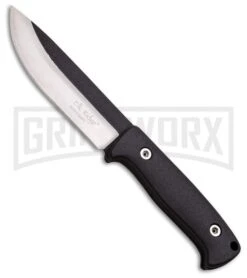 Elk Ridge Backwater Black GFN Fixed Blade Knife - Two-Tone Plain