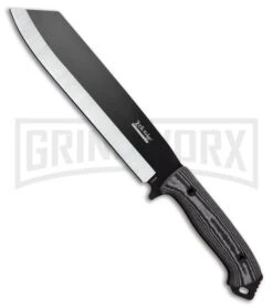 Elk Ridge Evolution Platform Machete (14.75") Black Micarta - Two-Tone Plain