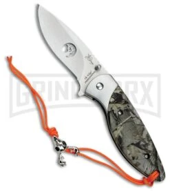 Elk Ridge Professional Snare Poison Camo G-10 Manual Folding Knife - Satin