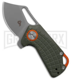 BlackFox Puck OD Green G-10 Pocket Knife - Bead Blast Plain