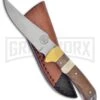 Frost Cutlery Chipaway Beaver Tail Hunter Walnut Fixed Blade Knife - Satin Plain -Knivesand Tools Shop Frost Cutlery Chipaway Beaver Tail Hunter Satin FCW508 BP 21195 jr large