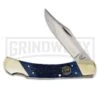 Frost Cutlery Ocoee River Blue Bone Folding Knife - Satin Plain -Knivesand Tools Shop Frost Cutlery Ocoee river blue bone satin BHQ 47575 er large