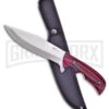 Frost Cutlery Scavenger Bowie Red/Black Pakkawood Fixed Blade Knife -Satin Plain 1 Frost Cutlery Scavenger Bowie Red/Black Pakkawood Fixed Blade Knife -Satin Plain -Knivesand Tools Shop Frost Cutlery Scavenger Bowie Red Black Pakkawood satin plain BHQ 81163 er large