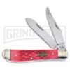 Frost Cutlery Steel Warrior Trapper Autumn Red Bone Pocket Knife -Knivesand Tools Shop Frost Cutlery Steel Warrior Trapper Autumn Red Bone BHQ 81239 er large