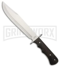 Frost Cutlery Talon Bowie Black Fixed Blade Knife - Satin Plain