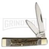 Frost Cutlery Valley Forge Baby Doc Stag Pocket Knife -Knivesand Tools Shop Frost Cutlery Valley Forge baby doc stag BHQ 48488 er large