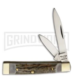 Frost Cutlery Valley Forge Baby Doc Stag Pocket Knife