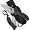 Frost Cutlery Whitetail Combo Black Pakkawood Knife Set - Satin Plain -Knivesand Tools Shop Frost Cutlery Whitetail Combo Set Satin BP 20937 jr large