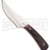 Frost Cutlery Whitetail Deer Slayer Brown Fixed Blade Knife - Satin Plain