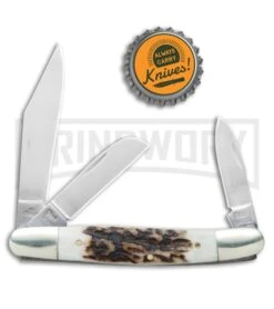 Frost Cutlery Wrangler Deer Stag Pocket Knife -Knivesand Tools Shop Frost Cutlery Wrangler 4in Deer Stag FSW112DS BHQ 73234 jr bottlecap large