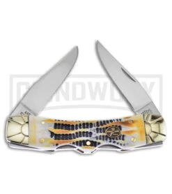 Frost Cutlery Rattler II Mojave Bone Pocket Knife