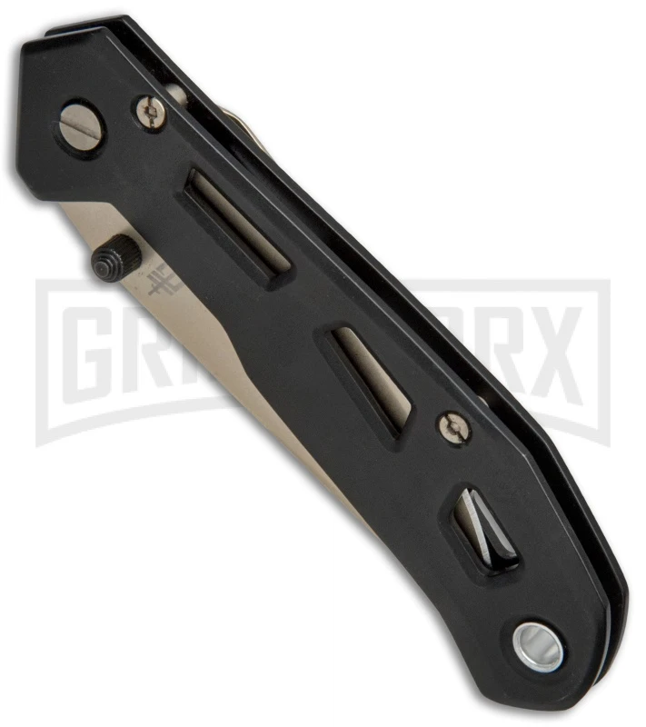 Gerber Airlift Black Folding Knife - Champagne Plain Gerber Airlift Black Folding Knife - Champagne Plain -Knivesand Tools Shop Gerber Airlift FL Black Champagne 30 001347 BHQ 67391 jr spine large