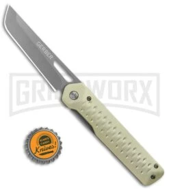Gerber Ayako Green Aluminum Frame Lock Knife - Gray Plain 5 Gerber Ayako Green Aluminum Frame Lock Knife - Gray Plain -Knivesand Tools Shop Gerber Ayako FL Green Aluminum Gray 30 001690 BHQ 105513 jr bottlecap large
