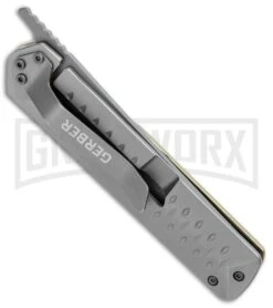 Gerber Ayako Green Aluminum Frame Lock Knife - Gray Plain 4 Gerber Ayako Green Aluminum Frame Lock Knife - Gray Plain -Knivesand Tools Shop Gerber Ayako FL Green Aluminum Gray 30 001690 BHQ 105513 jr side large