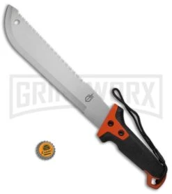 Gerber Compact Clearpath Machete Fixed Blade - Bead Blast Plain -Knivesand Tools Shop Gerber Compact Clearpath Machete BB 31 003154 BHQ 53940 jr bottlecap large