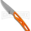 Gerber EXO-MOD Caper Orange Plastic Fixed Blade Knife - Stonewash Plain -Knivesand Tools Shop Gerber EXO MOD Caper Orange SW 30 001798 BHQ 105518 jr large
