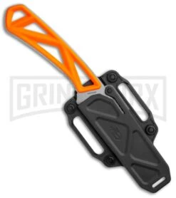 Gerber EXO-MOD Drop Point Orange Fixed Blade Knife - Stonewash Plain -Knivesand Tools Shop Gerber EXO MOD DP Orange SW 30 001796 BHQ 105520 jr sheath large