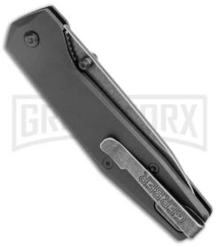 Gerber Fuse Folding Knife - Black Plain 30-001874 -Knivesand Tools Shop Gerber Fuse LL Flat Black GFN BlackSW BHQ 120891 jr side large