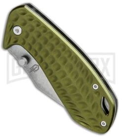Gerber Kettlebell Sage Green Aluminum Frame Lock Knife - Stonewash Plain -Knivesand Tools Shop Gerber Kettlebell FL Sage Green Aluminum 30 001521 BHQ 81313 jr spine large