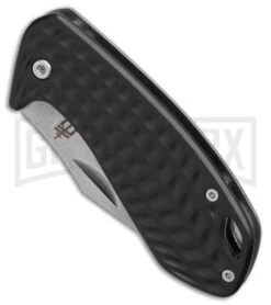Gerber Kettlebell Gray Aluminum Frame Lock Knife - Stonewash Plain -Knivesand Tools Shop Gerber Kettlebell FLK Gray Al 2in SW BHQ 81312 td spine large