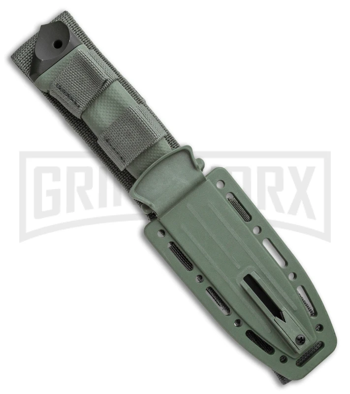 Gerber LMF II Infantry Green Fixed Blade Combat Knife - Black Serr Gerber LMF II Infantry Green Fixed Blade Combat Knife - Black Serr -Knivesand Tools Shop Gerber LMF II Infantry Green Fixed Blade Combat Knife 4.84 Black Serr 1626 BHQ 7150 LS large