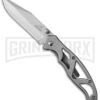 Gerber Paraframe II Gray Stainless Steel Frame Lock Knife - Satin Plain 1 Gerber Paraframe II Gray Stainless Steel Frame Lock Knife - Satin Plain -Knivesand Tools Shop Gerber Paraframe II FL Gray SS Satin BHQ 53969 jr large