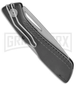 Gerber Shark Belly Gray GFN Lock Back Knife - Satin Serrated -Knivesand Tools Shop Gerber SharkBelly LB Gray GFN Serr 30 003216 BHQ 67410 jr side large