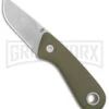 Gerber Vertebrae Sage Green GFN Fixed Blade Knife - Stonewash Plain -Knivesand Tools Shop Gerber Vertabrae Sage Green SW BHQ 81309 er large