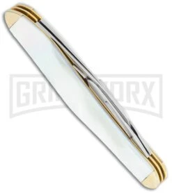 Hen & Rooster Whittler Mother Of Pearl Pocket Knife -Knivesand Tools Shop Hen and Rooster Whittler Mother of Pearl Pocket Knife HR234MOP GX 26067 jr side large