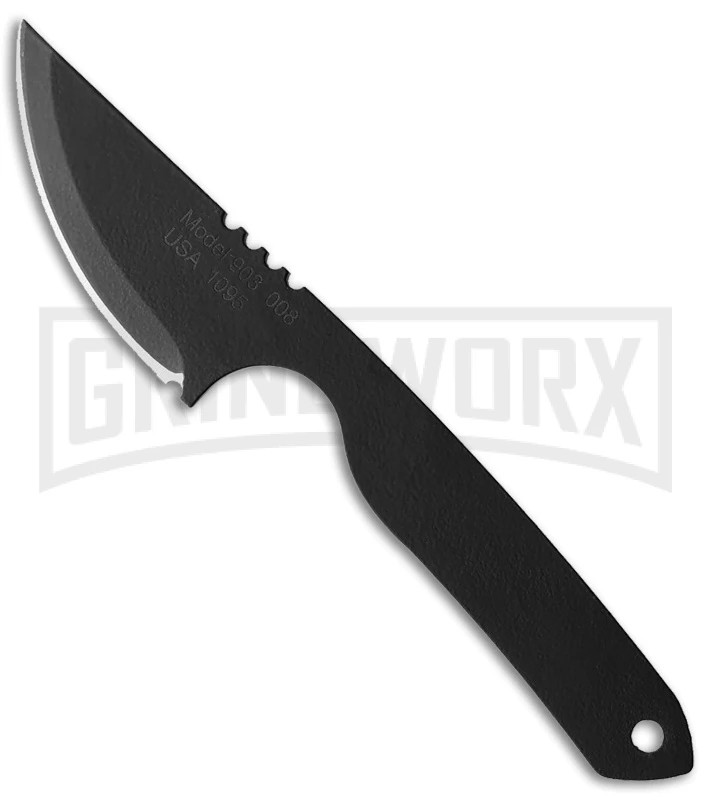Jason Perry Blade Works The Little Neck Knife Black Fixed Blade - Black Plain Jason Perry Blade Works The Little Neck Knife Black Fixed Blade - Black Plain -Knivesand Tools Shop Jason Perry Blade Works The Little Neck Knife Black BHQ 167522 jr large