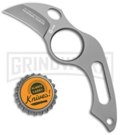 K-25 Tactical Karambit Neck Knife Fixed Blade - Bead Blast Plain -Knivesand Tools Shop K 25 Tactical Karambit Neck Knife BB RUI31849 BP 21746 jr bottlecap large