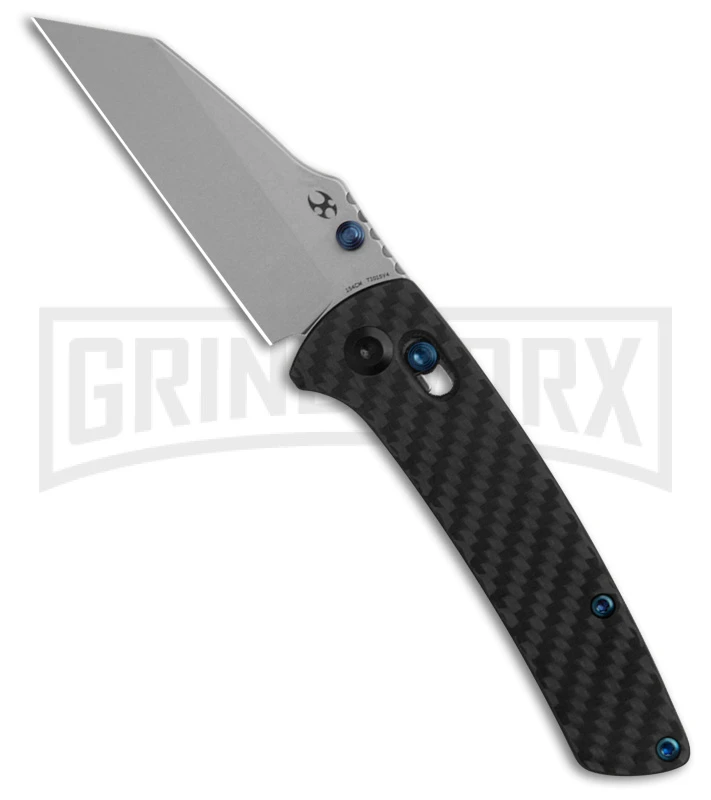 Kansept Knives Main Street Carbon Fiber/G-10 Crossbar Lock Knife - SW Plain Kansept Knives Main Street Carbon Fiber/G-10 Crossbar Lock Knife - SW Plain -Knivesand Tools Shop Kansept Knives Main Street Cross Bar Lock Knife Twill CF Stonewash BHQ 186284 kc large