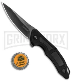 Kershaw Anso Method Liner Lock Knife Black G-10 BlackWash 1170 -Knivesand Tools Shop Kershaw Anso Method LL Black G 10 Blackwash 1170 BHQ 80573 jr bottlecap large