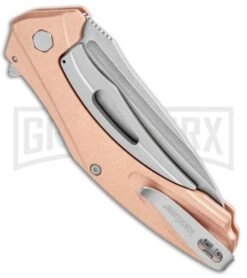 Kershaw Copper Natrix XL Sub-Frame Lock 3.75" Knife Stonewash -Knivesand Tools Shop Kershaw Copper Natrix XL Sub FL SW 7008CU BHQ 105985 jr side large
