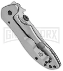 Kershaw Emerson CQC-6K Black G-10 Folding Knife - Stonewash Plain D2 -Knivesand Tools Shop Kershaw Emerson CQC 6K FL SW 6034D2 BHQ 102483 jr side large