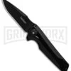Kershaw Flythrough Frame Lock Knife Black Drop Point -Knivesand Tools Shop Kershaw Flythrough Black BHQ 80578 er large
