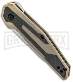 Kershaw Anso Fraxion Liner Lock Knife CF/Tan G-10 - Stonewash 3 Kershaw Anso Fraxion Liner Lock Knife CF/Tan G-10 - Stonewash -Knivesand Tools Shop Kershaw Fraxion LL Tan 1160TAN BHQ 83150 jr spine large