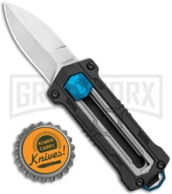 Kershaw Kapsule Manual Slide OTF Knife - Satin Plain -Knivesand Tools Shop Kershaw Jens Anso Kapsule Manual Sliding Button Lock OTF Knife SW 1190 BHQ 120521 jr bottlecap large