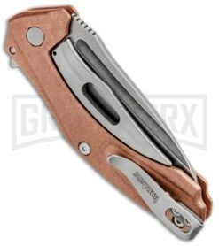 Kershaw Mini Natrix Sub-Frame Lock Knife Copper - Stonewash D2 4 Kershaw Mini Natrix Sub-Frame Lock Knife Copper - Stonewash D2 -Knivesand Tools Shop Kershaw Natrix Sub Frame Copper SW 7006CU BHQ 80567 jr side large