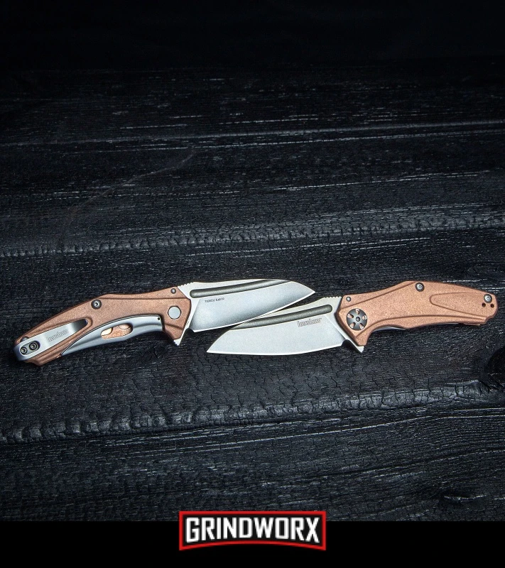 Kershaw Mini Natrix Sub-Frame Lock Knife Copper - Stonewash D2 Kershaw Mini Natrix Sub-Frame Lock Knife Copper - Stonewash D2 -Knivesand Tools Shop Kershaw Natrix Sub Frame Lock Knife Copper Stonewash 7006CU BHQ80567 kp black wood web large
