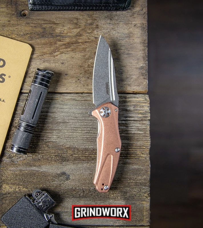 Kershaw Mini Natrix Sub-Frame Lock Knife Copper - Stonewash D2 Kershaw Mini Natrix Sub-Frame Lock Knife Copper - Stonewash D2 -Knivesand Tools Shop Kershaw Natrix Sub Frame Lock Knife Copper Stonewash 7006CU BHQ80567 kp wood pocket dump web large