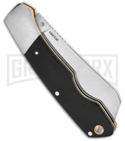 Kershaw Parley Black Micarta Slip Joint Knife - Cleaver Satin Plain -Knivesand Tools Shop Kershaw Parley Cleaver Slip Joint Black Polished Micarta 3in Satin BHQ 139784 td side large