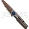 Kershaw Parsec Frame Lock Knife Brown PVD Stainless Steel - Brown SW -Knivesand Tools Shop Kershaw Parsec FL Brown PVD SS Brown SW 2035 BHQ 101843 jr 1 large