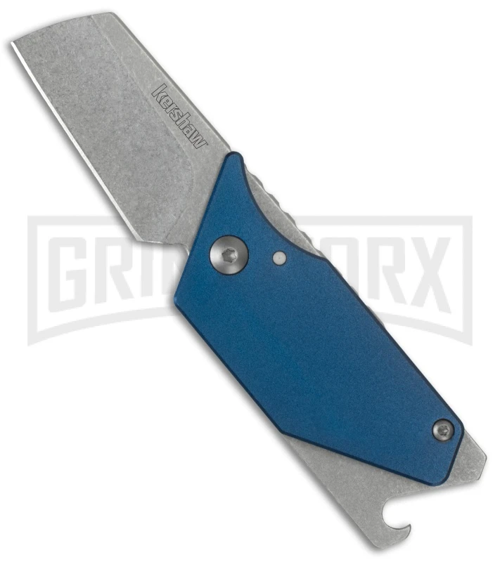 Kershaw Sinkevich Pub Blue Folding Knife Blue - Stonewash Plain Kershaw Sinkevich Pub Blue Folding Knife Blue - Stonewash Plain -Knivesand Tools Shop Kershaw Pub Blue 4036BLU jr large